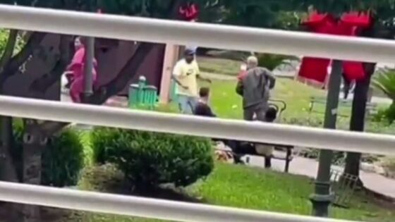 The father of a little girl argues with a man who showed him his parts in a public park but ends up stabbing him Photo 0001 Video Thumb