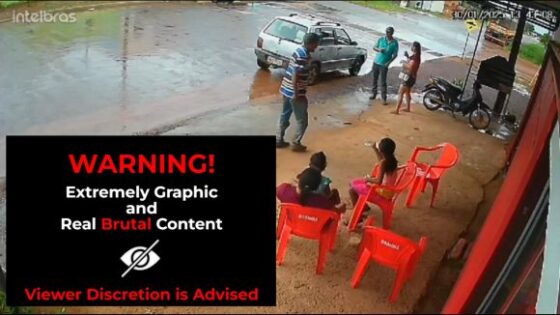 Man stabs and kills wife in front of their children in front of a bar in brazil Photo 0001 Video Thumb