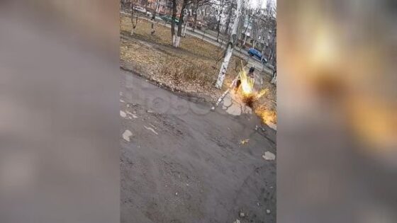 Pedestrians are targeted by the ukrainian armed forces with cluster bombs in gorlovka donetsk region Photo 0001 Video Thumb