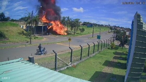 Truck crashed and caught fire Photo 0001 Video Thumb
