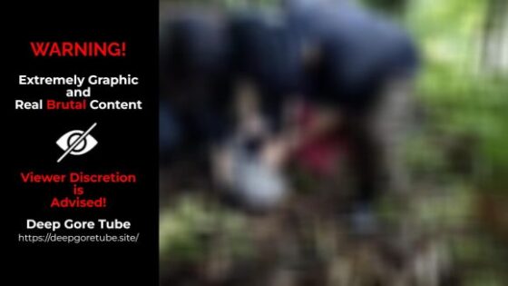 Graphic extremely and brutal beheading of a man in the middle of the forest no more info Photo 0001 Video Thumb