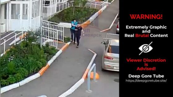 Mentally ill man tries to slit pedestrians throat in russia with a knife Photo 0001 Video Thumb