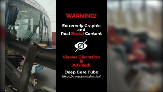 Passenger bus hits guardrail in Lima Peru killing one person and injuring several others Photo 0001 Video Thumb