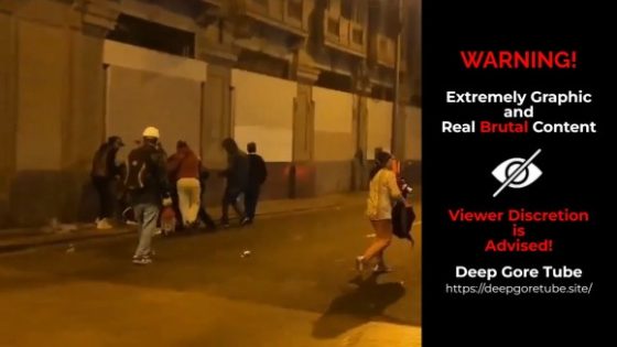 Security footage shows officer fatally shooting protester in Peru Photo 0001 Video Thumb
