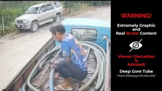 Elderly worker injured in sewage truck explosion in Thailand Photo 0001 Video Thumb