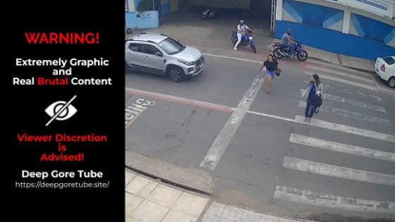 Girl hit by car on crosswalk in Brazil Photo 0001 Video Thumb