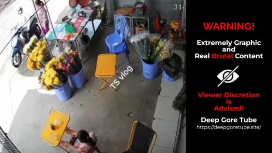 Vietnam Runaway Trailer Wheel Strikes Woman Outside Shop in Vinh Long Province Photo 0001 Video Thumb