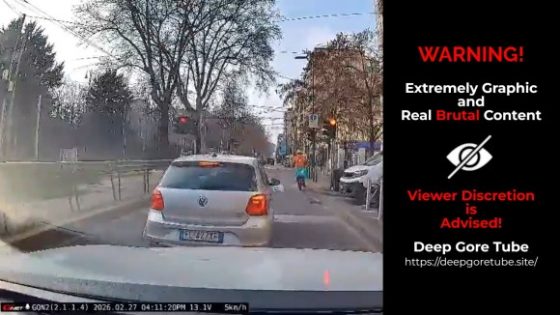Video shows tram derailing and crashing into storefront leaving two dead and dozens injured in Milan Italy Photo 0001 Video Thumb