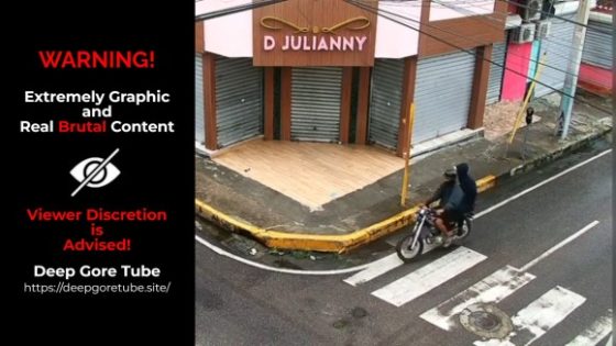 Driver rams getaway motorcycle and stops street robbery in Santiago Dominican Republic Photo 0001 Video Thumb
