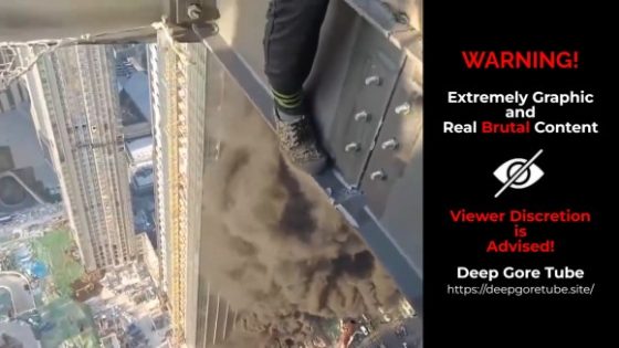 Iranian missile blast shakes construction workers on steel beams in Tel Aviv Israel Photo 0001 Video Thumb