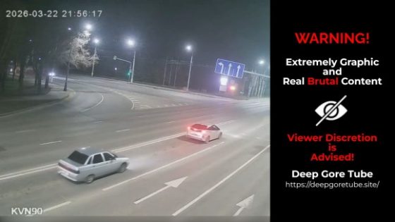 Motorcyclist killed after slamming into stopped car at red light in Luhansk Ukraine Photo 0001 Video Thumb