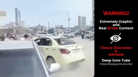Driver arrested after ramming car into shop in Raqqa Syria Photo 0001 Video Thumb