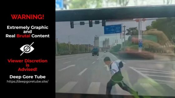 Student struck by speeding car in China while crossing street Photo 0001 Video Thumb