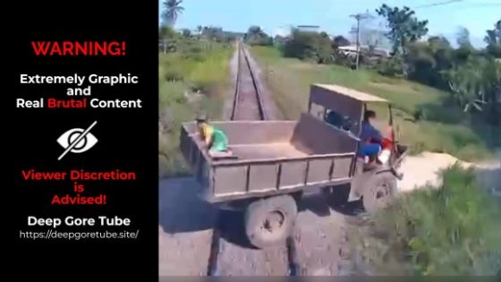 Train collides with truck on tracks in China Photo 0001 Video Thumb