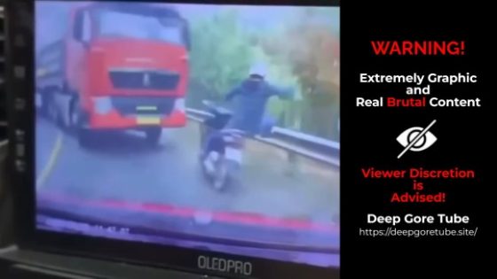 Motorcycle and truck collide in Vietnam Photo 0001 Video Thumb