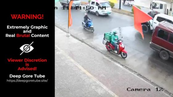Motorcyclist run over by garbage truck on 60 Meter Road in Phnom Penh Cambodia Photo 0001 Video Thumb