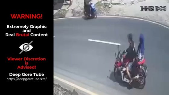 Motorcycle rider and passenger thrown in head-on crash in Garut Indonesia Photo 0001 Video Thumb