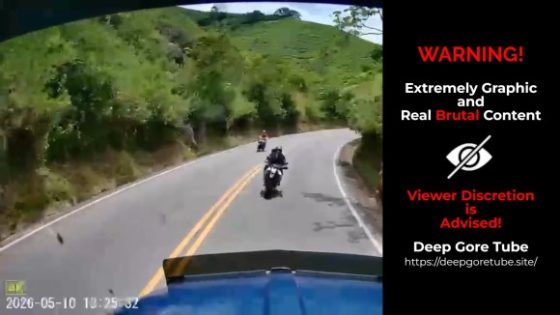 Motorcyclist killed in head-on tractor-trailer crash near Cisneros Colombia Photo 0001 Video Thumb