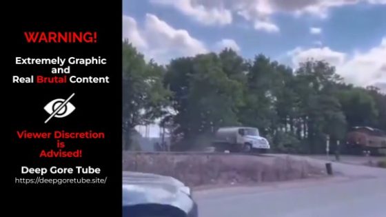 Freight train rips septic truck apart in Chesapeake Virginia United States Photo 0001 Video Thumb