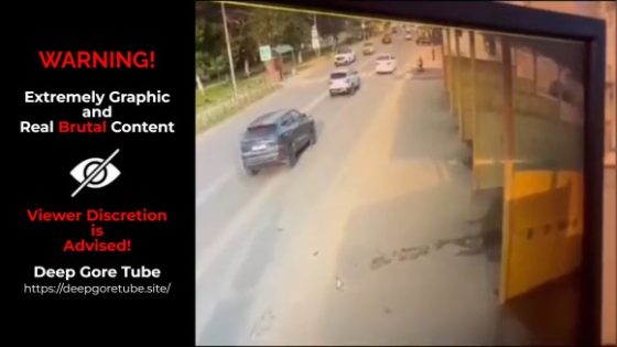 Mercedes driver runs over 9-year-old boy on scooter at crosswalk in Kizilyurt Russia Photo 0001 Video Thumb