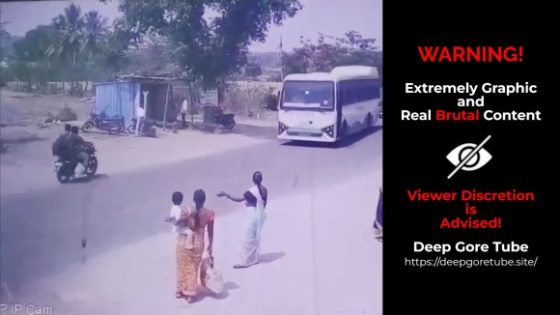 Speeding SUV kills woman and injures two at bus stop in Telangana India Photo 0001 Video Thumb